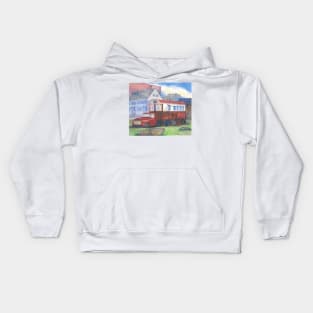 Gilley&#39;s Lunch Wagon in Portsmouth NH Kids Hoodie